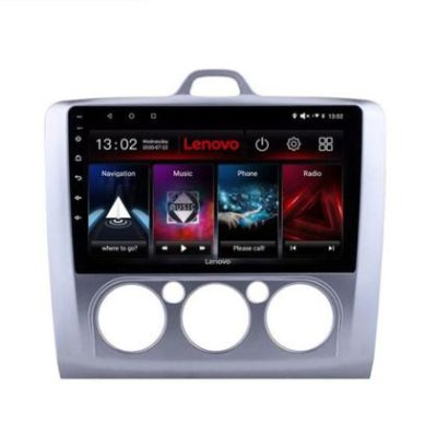 Navigatie Ford Focus 2 Manual Lenovo Kit-140-manual 8 core 6+128 GB Android Waze USB Navigatie Internet Youtube Radio