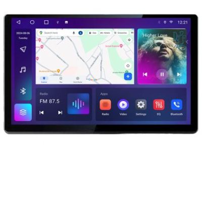 Navigatie dedicata Ford Focus 4 Kuga 2018-2023 N-focus4 Edonav ecran 13" 2K 4+32 Android Waze USB Navigatie 4G 360 Toslink Youtube Radio kit-