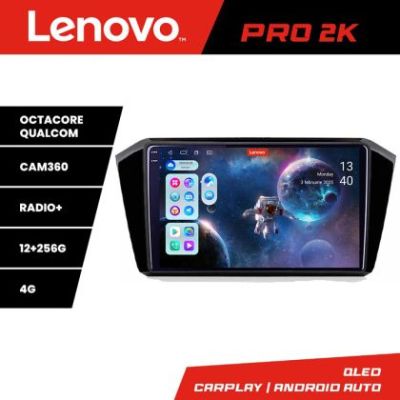 Navigatie VW Passat 2015- Lenovo Kit-518 8 core QLED 2K 12+256 360 Android Waze USB Navigatie Internet Youtube Radio