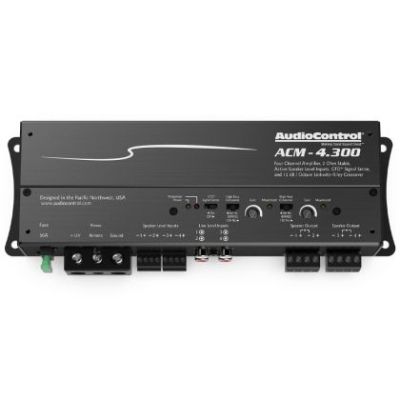 Micro Amplificator 4 canale Audio Control compact  ACM-4.300, 4 x 75 watts, in 2 sau 4 ohm, clasa D