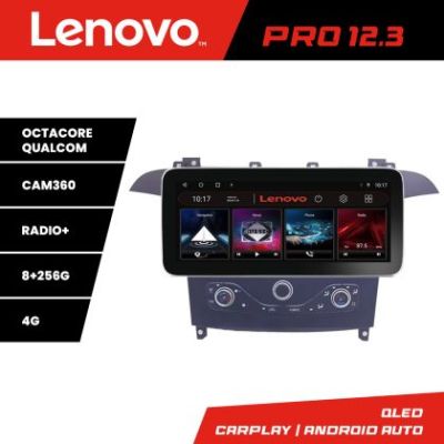 Navigatie Ford S-max 2006-2014 Lenovo Qled 12.3 inch Octa Core 8+256 360 DSP ADAS carplay android auto radio internet KIT-smax-navi+PRO-12.3-8+256