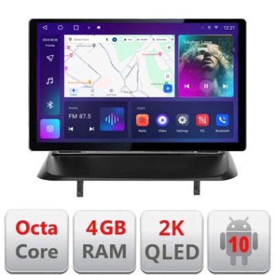 Navigatie Peugeot 3008 5008 Qled 2K Octa Core 4+32 LTE 4G DSP Wifi 5Ghz android auto carplay radio gps internet kit-3008+EDT-E413-2K