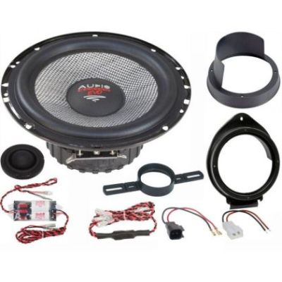 KIT Sistem component Dedicat Opel, Chevrolet EVO2 x-fit  6.5" 165mm 110W pe 2 căi Crossover plug'n'play  Audio System German Sound v1