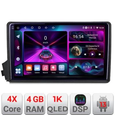 Navigatie Ssangyong Kyron Actyon A-158  4+64 InCell Display 1K Android Waze USB Navigatie Internet Youtube Radio