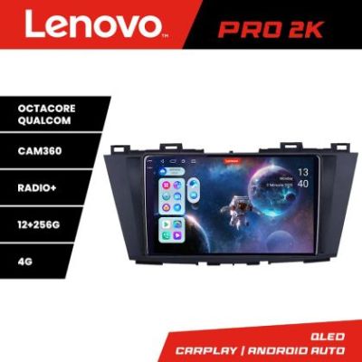 Navigatie Mazda 5 2010-2017 Lenovo Kit-117 8 core QLED 2K 12+256 360 Android Waze USB Navigatie Internet Youtube Radio