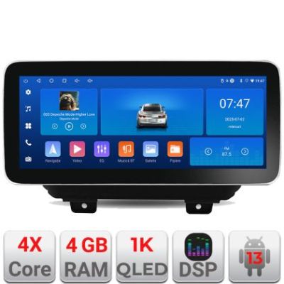 Navigatie Jeep Wrangler 2018- K-WRANGLER Edotec 4+64 12.3 inch Incell 1K android Wifi 5Ghz gps internet