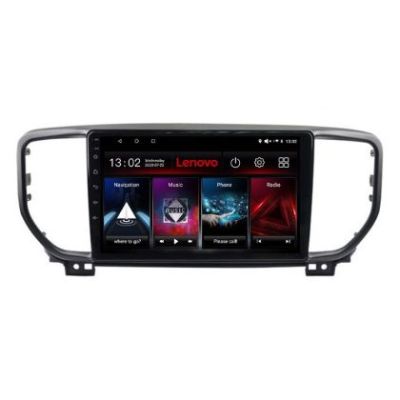 Navigatie Kia Sportage facelift 2019 - Lenovo Kit-sportage-19 8 core QLED 2K 4+64 360 Android Waze USB Navigatie Internet Youtube Radio