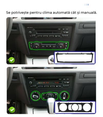 Navigație BMW Seria 3 E90 E91 E92 E93 2005 - 2012, 7 inci