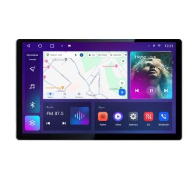 Navigatie dedicata Seat Arona Edonav ecran 13" 2K 4+32 Android Waze USB Navigatie 4G 360 Toslink Youtube Radio kit-arona si EDT-E