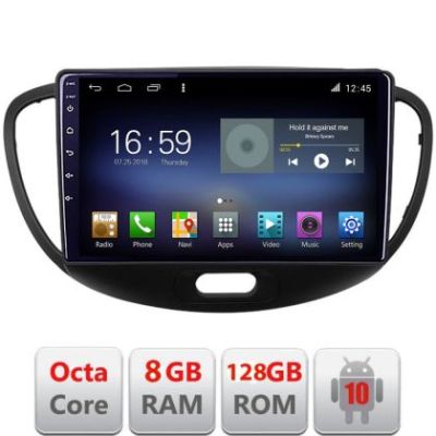 Navigatie Hyundai I10 2007-2013 Android radio gps internet Octa Core 8+128 LTE KIT-i10-2007+EDT-E609