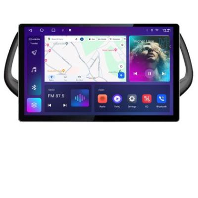 Navigatie dedicata Jeep Compass 2017 N-739 Edonav ecran 13" 2K 4+32 Android Waze USB Navigatie 4G 360 Toslink Youtube Radio KI