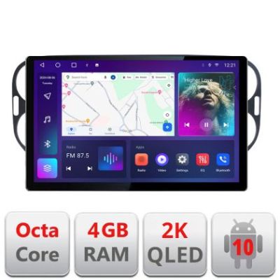 Navigatie dedicata VW Tiguan si Golf Plus 2012-2016 Edonav ecran 13" 2K 4+32 Android Waze USB Navigatie 4G 360 Toslink Youtube Radio KIT-4