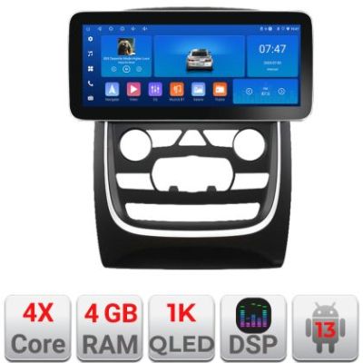 Navigatie Dodge Durango 2014-2020 dedicata Android radio gps internet 4+64 ecran 12.3 inch InCell display Qled 1K Rockchip Kit-+EDT-E212-RK