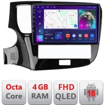 Navigatie Mitsubishi Oultander 2020- B-1230-20 Android Ecran QLED octa core 4+64 carplay android auto kit-1230-20+EDT-E310V3