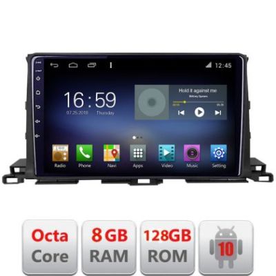 Navigatie Toyota Highlander 2013-2018 Android radio gps internet  Octa Core 8+128 LTE KIT-highlander13+EDT-E610