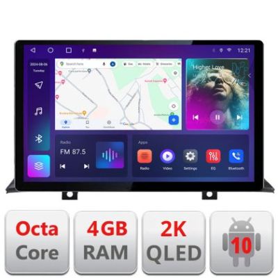 Navigatie dedicata BMW X3 2004-2012 N-083 Edonav ecran 13" 2K 4+32 Android Waze USB Navigatie 4G 360 Toslink Youtube Radio KIT