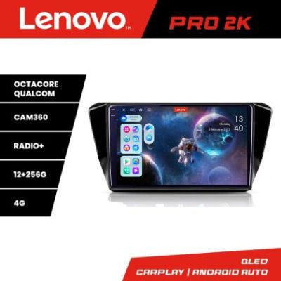 Navigatie Skoda Superb 3 2015-2017 Lenovo Kit-932 8 core QLED 2K 12+256 360 Android Waze USB Navigatie Internet Youtube Radio