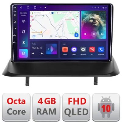 Navigatie Peugeot 3008 5008 dedicata Android QLED octa core 4+64 4G DSP FHD carplay android auto radio gps internet Android kit-3008+EDT-E309v3