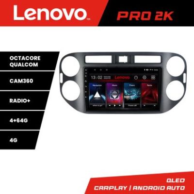 Navigatie VW Tiguan si Golf Plus 2012-2016 Android radio gps internet 8 core QLED 2K 4+64 360 Lenovo