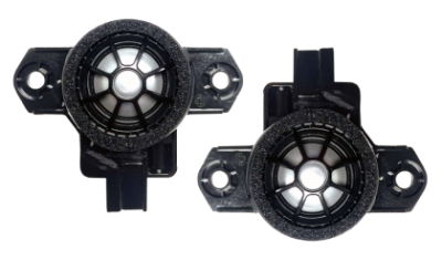 Set 2 Difuzoare tweeter Volvo S/V/XC 2016+, 40 W cu cupolă din titan de 25 mm, Tonuri excelente de înaltă frecvență, Phoenix Gold, ﻿ZDSV25T