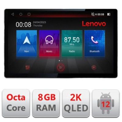 Navigatie Toyota Verso 2010-2016 N-133 ecran 13" 2K 8+128 Android Waze USB Navigatie 4G 360 Toslink Youtube Rad