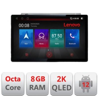 Navigatie Citroen C4 Quad Core N-088 ecran 13" 2K 8+128 Android Waze USB Navigatie 4G 360 Toslink Youtube Radio