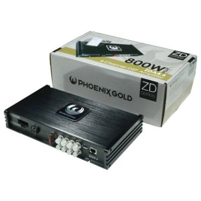 Amplificatoare Phoenix Gold  ZDA4.6, 6 canale DSP + 4 canale amplificator - 4x100W, clasa D
