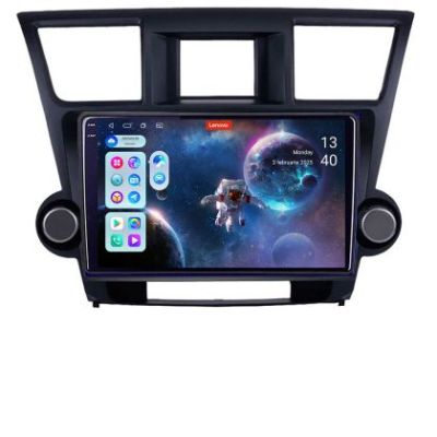 Navigatie Toyota Highlander 2007-2013 Android radio gps internet 8 core QLED 2K 12+256 360 Lenovo