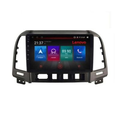 Navigatie Hyundai Santa Fe Lenovo Kit-008 8 core QLED Qualcomm 4+64 360 Android Waze USB Navigatie Internet Youtube Radio