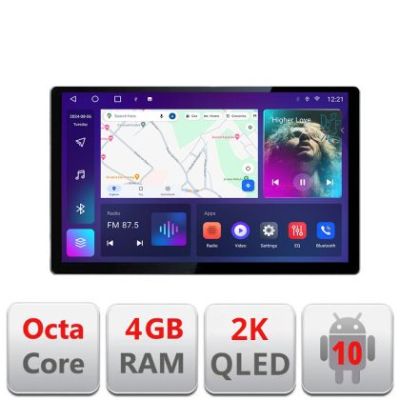 Navigatie dedicata Lexus NX  2014-2020 Edonav ecran 13" 2K 4+32 Android Waze USB Navigatie 4G 360 Toslink Youtube Radio KIT-nx