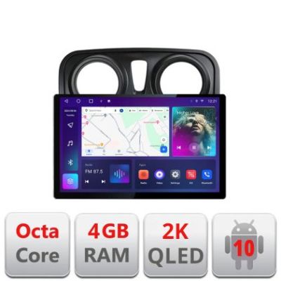 Navigatie dedicata Dacia Sandero Logan 2012-2020 N-sandero Edonav ecran 13" 2K 4+32 Android Waze USB Navigatie 4G 360 To