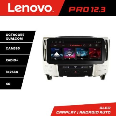 Navigatie Lexus RX300 2003-2008 Lenovo PRO 8+256 12.3 inch qled android 4G DSP gps internet  Kit-RX300