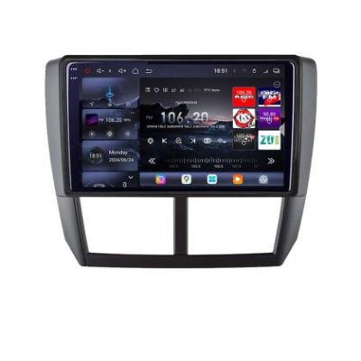 Navigatie Subaru Forester 2007-2013 Edotec Kit-SU01 8 core QLED 2K 16+512GB 360 Android Waze USB Navigatie Internet Youtube Radio
