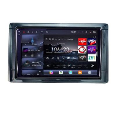 Navigatie Toyota 2DIN Edotec Kit-TY2DIN 8 core QLED 2K 16+512GB 360 Android Waze USB Navigatie Internet Youtube Radio