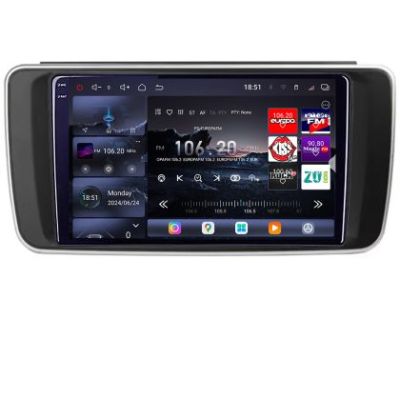 Navigatie Nissan Leaf 2018-2024 Qled 2K Octa Core 16+512GB LTE 4G DSP Wifi 5Ghz android auto carplay radio gps internet kit-leaf+EDT-E809-2K