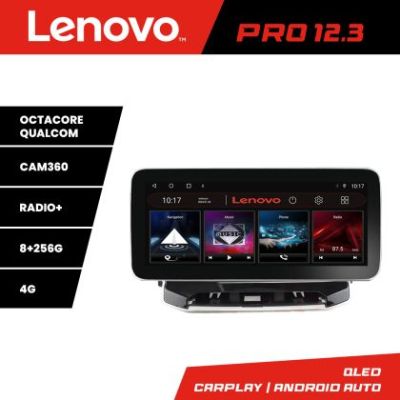 Navigatie Jeep Compass 2021- Lenovo Qled 12.3 inch Octa Core 8+256 360 DSP ADAS carplay android auto radio internet kit-compass2021+PRO-12.3-8+256+kit-10-9
