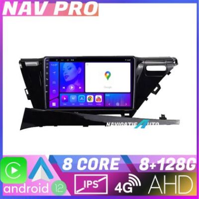 Navigatie Toyota Camry 2017 2021 V1 EDOTEC-LITE Android Ecran 720P Octa Core 8 128 Carplay