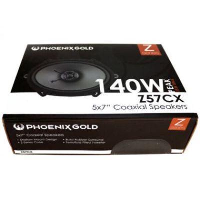 Difuzoare Phoenix Gold coaxiale din seria Z Z57CX cu dimensiune de 5 x 7 inch