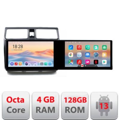 Navigatie SUZUKI SWIFT 2003-2010 Kit-Swift Edotec 2 ecrane  8 core 4+128 21.6 inch Incell android Wifi 5Ghz gps internet