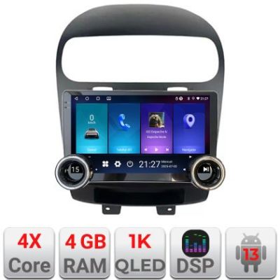 Navigatie Fiat Freemont Dodge Journey 2012-2019 Edotec  4+64 10.5 inch Incell 1K android Wifi 5Ghz gps internet 32