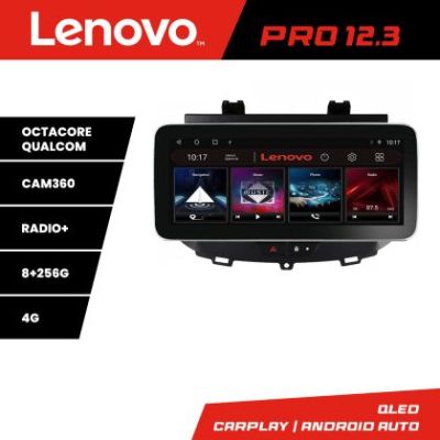 Navigatie Opel Grandland X Crossland X 2016-2020 Lenovo Qled 12.3 inch Octa Core 8+256 360 DSP ADAS carplay android auto radio internet Kit-+PRO-12.3-8+256