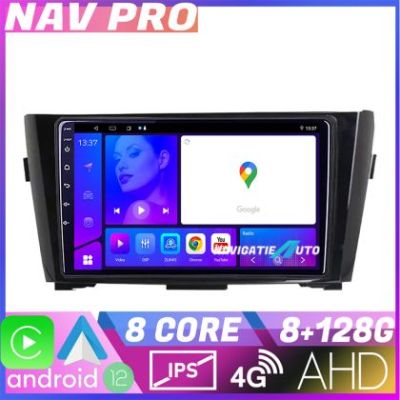 Navigatie Nissan Qashqai EDOTEC-LITE Android Ecran 720P Octa Core 8+128 Carplay  Android auto