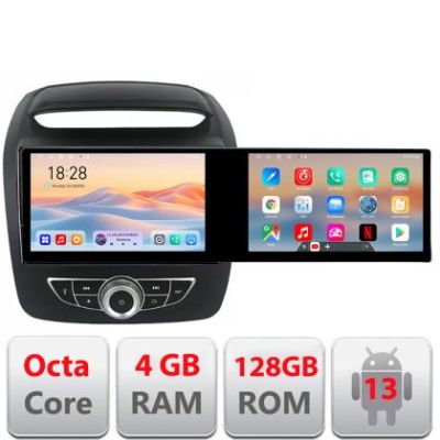 Navigatie Kia Sorento 2012-2015 masini cu navigatie de fabrica Edotec 2 ecrane  8 core 4+128 21.6 inch Incell android Wifi 5Ghz gps internet e