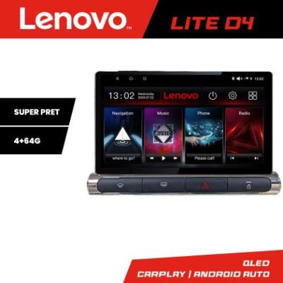 Navigatie Citroen C3 2017-2024 ecran color de fabrica Lenovo QLED 1K 4+64 WIFI 5Ghz carplay android auto Android Kit-+EDT-LITE-D4-9-4+64