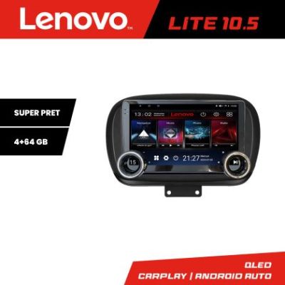 Navigatie Fiat 500 2014- Kit-539 Lenovo  8 core 4+64 10.5 inch Incell 1K android Wifi 5Ghz gps internet