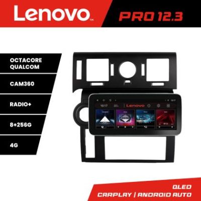Navigatie dedicata Edonav Hummer H2 2002-2008  Lenovo PRO 8+256 12.3 inch qled android 4G DSP gps internet  KIT-hummer2002