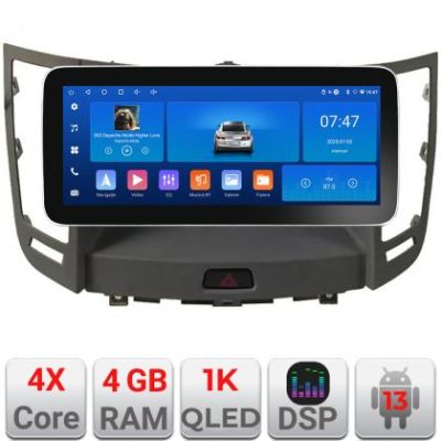 Navigatie Infinity FX intre anii 2009-2012 Edotec 4+64 12.3 inch Incell 1K android Wifi 5Ghz gps internet
