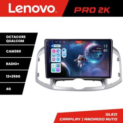Sistem Multimedia MP5 Chevrolet Captiva 2012-2018 Manual Lenovo Kit-109 8 core QLED 2K 12+256 360 Android Waze USB Navigatie Internet Youtube Radio