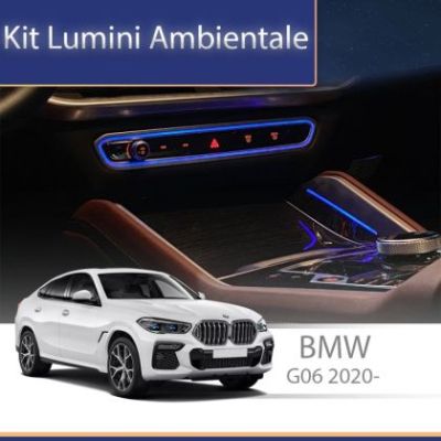 Lumini Ambientale BMW X5 X6 X7 G05 G06 G07 trim pentru bord control telefon sau sistem original