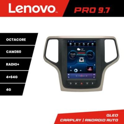 Navigatie Jeep Grand Cherokee 2014-2019, Qled 9.7", ,8 Core 4+64 360 4G